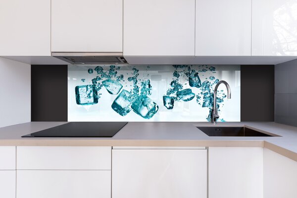 DIMEX | Plexisklo za kuchynskú linku PGT-18060-002 | 180 x 60 cm Ľadové kocky
