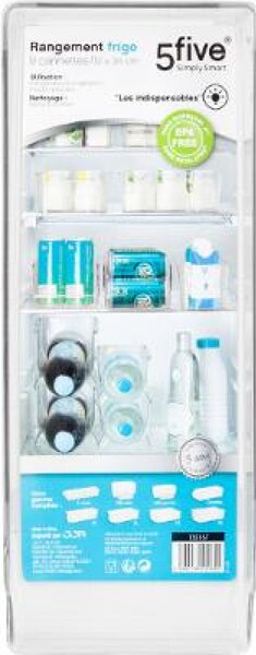 5Five® Transparentný organizér, do chladničky, znížená predná hrana, BINS 34 x 13 x 10 cm