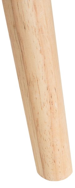 Nočný stolík svetlé drevo farba sivá drevotrieska MDF doska guma drevo guma drevo 45 x 40 x 30 cm moderná štýlová 1 zásuvková spálňa