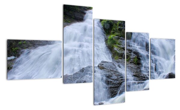 Obraz s vodopádmi na stenu (Obraz 150x85cm)