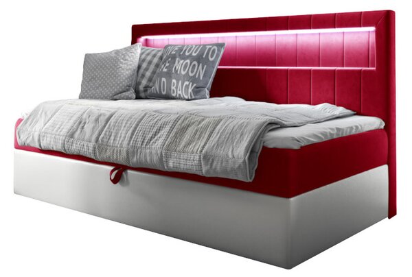Čalúnená posteľ ELIZA + topper, 90x200, fresh 8