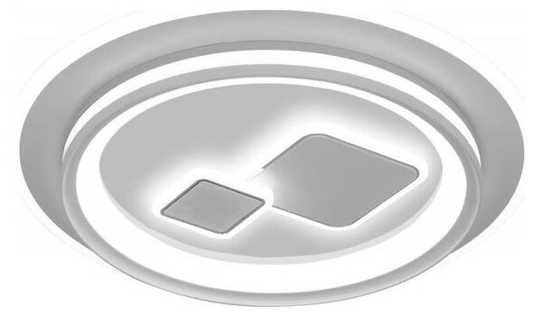 ITALUX CLN-52185A-WH - LED stmievateľné stropné svietidlo PARCO LED/55W/230V, priemer 50 cm, biele + diaľkové ovládanie