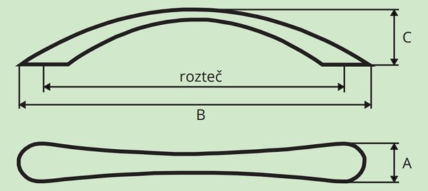 Hettich VANTANIA chróm matný 128 mm