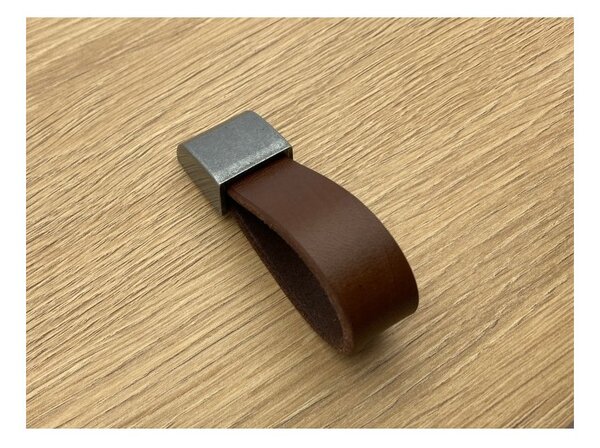 Gamet NIKOL hnedá/ oceľ patina 85x23 mm