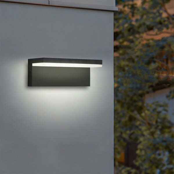Brilagi - LED vonkajšie nástenné svietidlo TESSI LED/10W/230V čierne IP54