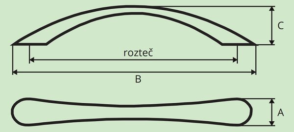 Siro LORI chróm lesklý 160 mm