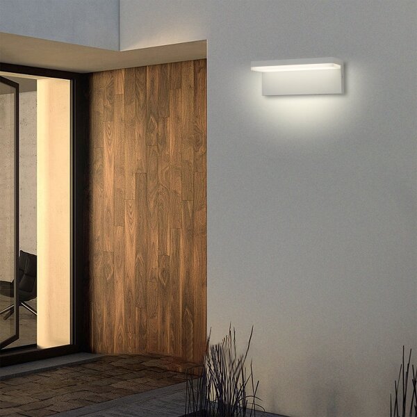 Brilagi - LED vonkajšie nástenné svietidlo TESSI LED/10W/230V biele IP54