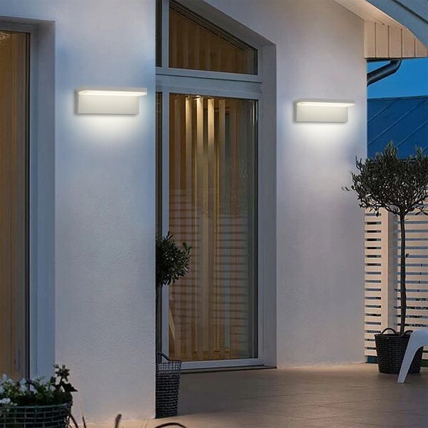 Brilagi - LED vonkajšie nástenné svietidlo TESSI LED/10W/230V biele IP54