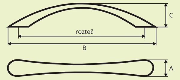 Hettich CORIA nerez 128 mm