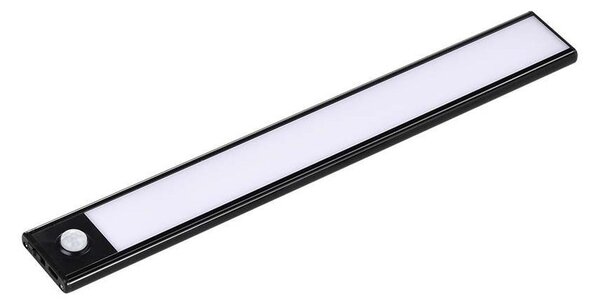Čierne nábytkové LED svietidlo 40cm 2W s pohybovým čidlom