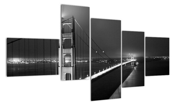 Most cez rieku - obraz (Obraz 150x85cm)