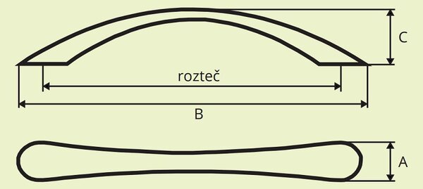 Hettich GENOA nerez 128 mm