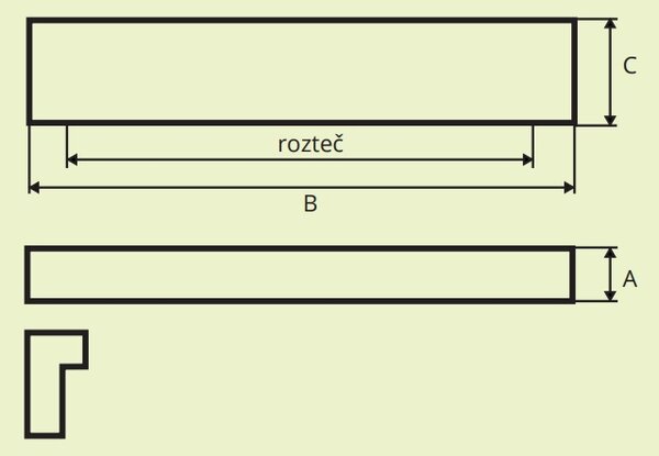 Hettich ROVIGO hliník 64 mm