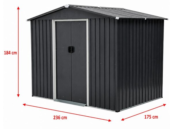 Záhradný domček na náradie AVENBERG 2,36 x 1,75 m