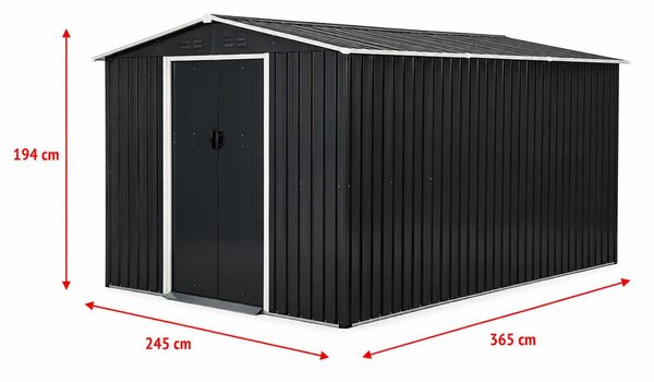 Záhradný domček na náradie AVENBERG 2,45 x 3,65 m