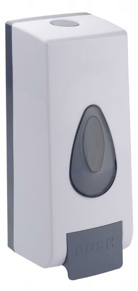BISK Erga M1, dávkovač tekutého mydla 600ml, biela-šedá, ERG-08074