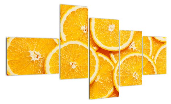 Plátky pomarančov - obraz (Obraz 150x85cm)