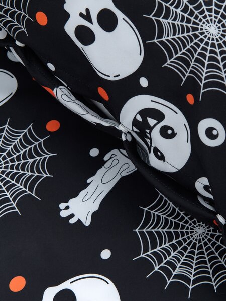 Sinsay - Súprava posteľnej bielizne s halloweenskym motívom - čierna