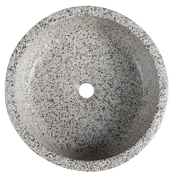 Sapho Sapho, PRIORI keramické umývadlo na dosku Ø 41 cm, granit, PI035