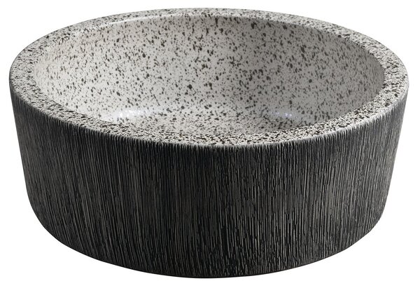 Sapho Sapho, PRIORI keramické umývadlo na dosku Ø 41 cm, granit, PI035
