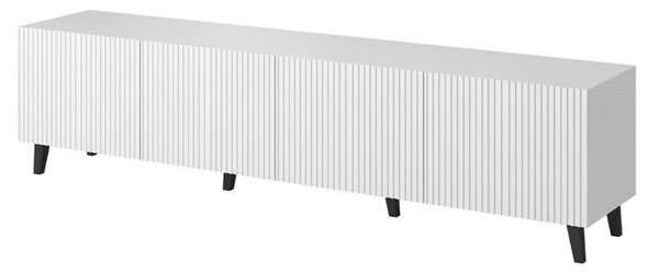TV stolík 200 cm CRATO - biely
