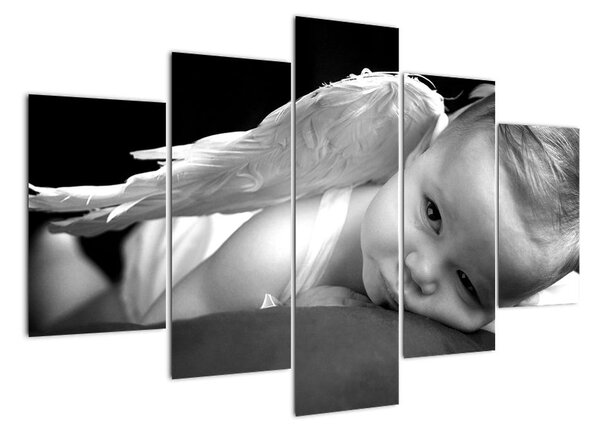 Dieťa - anjel - obrazy na stenu (Obraz 150x105cm)