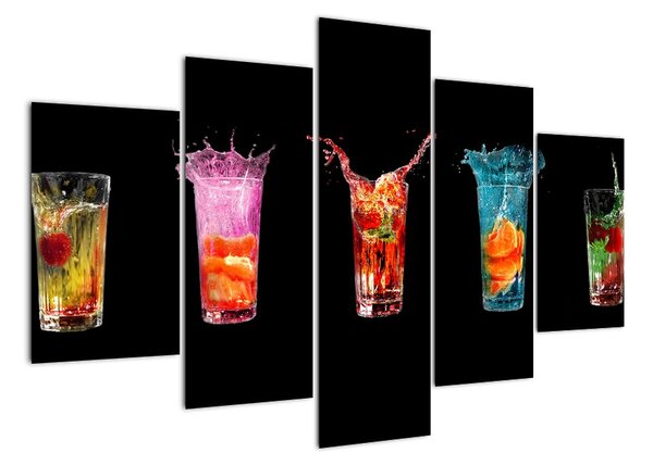 Obraz do kuchyne - letné drinky (Obraz 150x105cm)