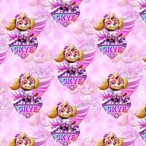 Metráž Teplákovina digital - Paw Patrol Skye