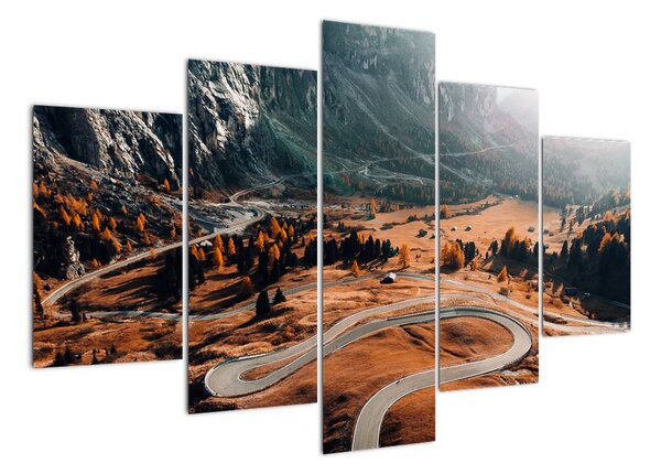 Obraz horské cesty (Obraz 150x105cm)