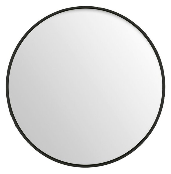 Okrúhle nástenné zrkadlo JUMA, 40 cm, black (M)