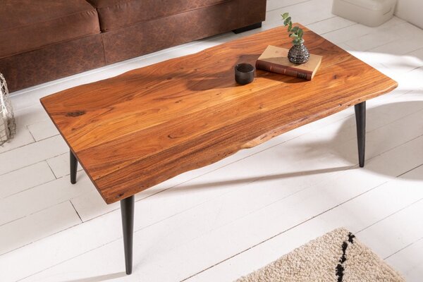 Dizajnový konferenčný stolík Lorelei 110 cm akácia