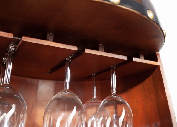 Regál na víno Winebar 97 cm hnedý