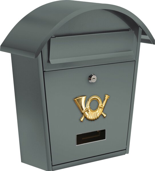 Vorel Poštovní schránka se stříškou oblou 380x320x105mm šedá TO-78586