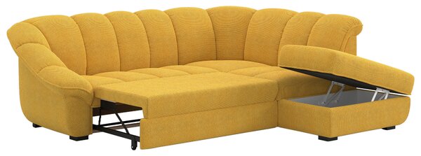 SEDACIA SÚPRAVA, textil, horčicovožltá Welnova - Sedačky