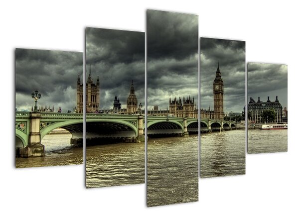 Londýnsky Big Ben - obrazy (Obraz 150x105cm)