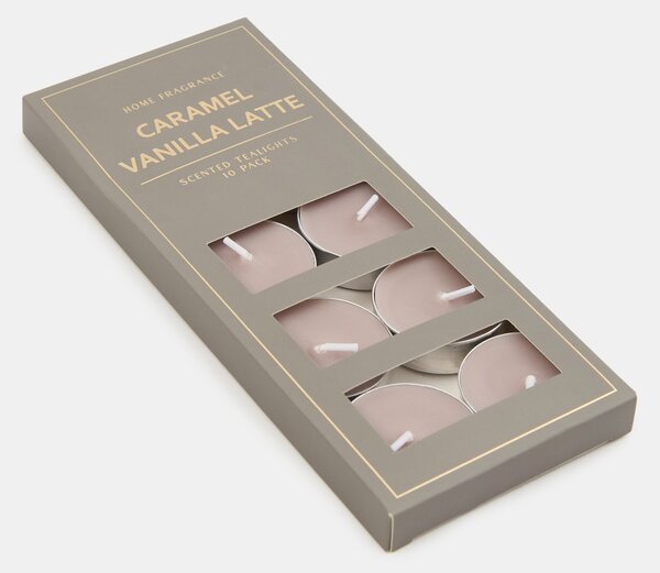 Sinsay - Čajové sviečky 10 pack Carmel Vanilla Latte - béžová