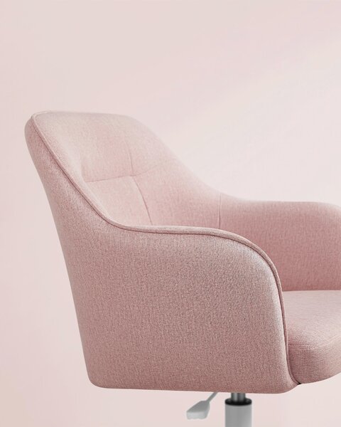 OTOČNÁ STOLIČKA, perkál, pink - Online Only kancelárie, Online Only