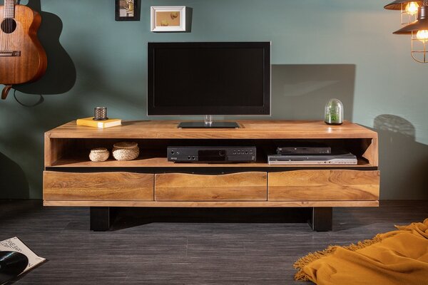 Dizajnový TV stolík Massive Honey 160 cm akácia