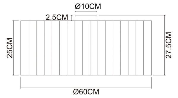 STROPNÉ SVIETIDLO, 60/27.5 cm Collett's Monde - Online Only bytové doplnky, Online Only