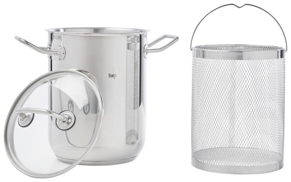 HRNIEC NA ŠPARGĽU, hliník, ušľachtilá oceľ, 16/12 cm Homeware Profession. - Hrnce na varenie