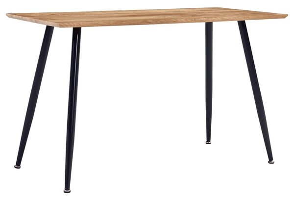 Jedálenský stôl s doskou v dekore dub SOKLA 120x60