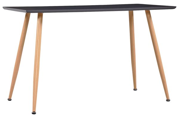 Jedálenský stôl, sivo dubový 120x60x74 cm, MDF