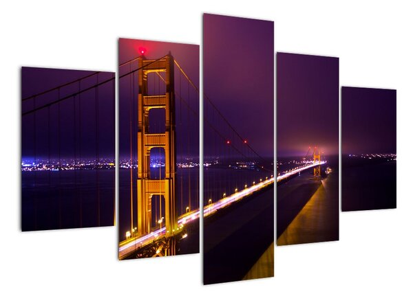 Most cez rieku - obraz (Obraz 150x105cm)