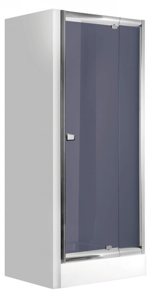 Deante ZOOM KDZ_411D Vstavané sprchové dvere 78-90cm, grafitové sklo - Deante