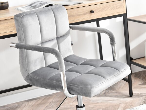 NovýNábytok.sk Stolička Elita (sivá + chrómová). Akcia -10%. Vlastná spoľahlivá doprava až k Vám domov. 1110025