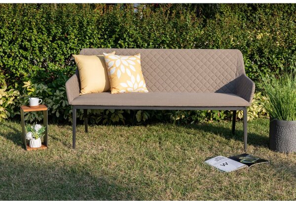 Doppler PARIS LIKA-TEX® mocca - luxusná záhradná 3miestna pohovka - Rozbalený tovar (N624)