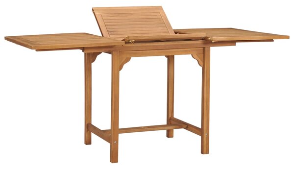 Rozťahovací záhradný stôl (110-160)x80x75 cm, tíkový masív