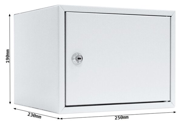 Nábytkový trezor HOME CASE 2, 190 x 250 x 230 mm, mechanický - na kľúč