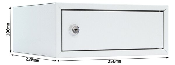 Nábytkový trezor HOME CASE 1, 100 x 250 x 230 mm, mechanický - na kľúč