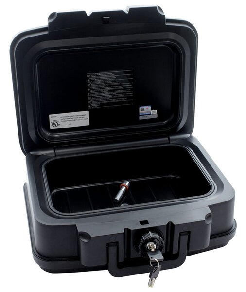 Ohňovzdorný box FIRE DATA 1, 165 x 382 x 324 mm, mechanický - na kľúč